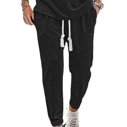 Men's sporty leisure pants with elastic waistband and side drawstring Skorter