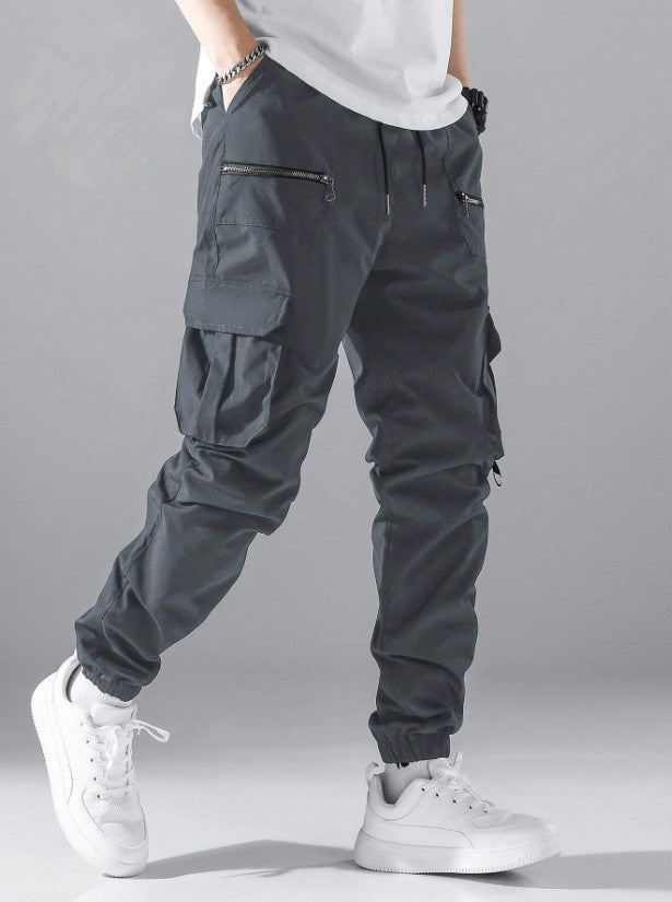 Men's stylish cargo jogger pants with practical pocket design Skorter