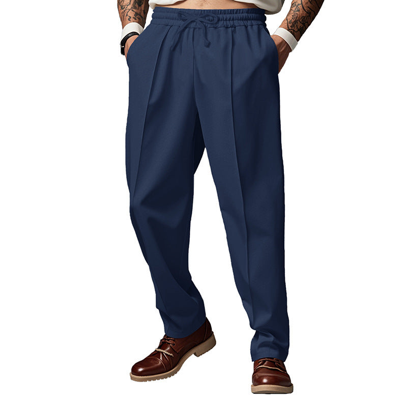 Men's Sporty Jogging Pants with Flexible Waistband and Side Pockets Skorter