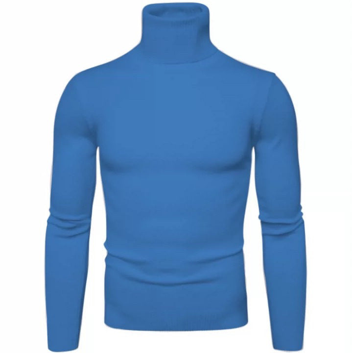 Men's elegant turtleneck sweater made of fine merino wool Skorter