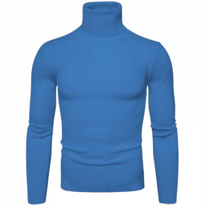 Men's elegant turtleneck sweater made of fine merino wool Skorter