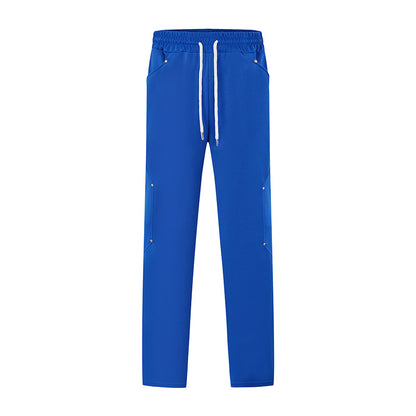 Men's sporty jogging pants with breathable mesh inserts and elastic waistband Skorter