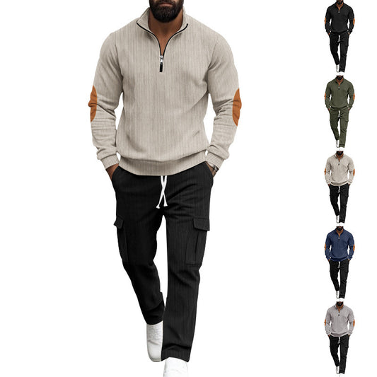 Men's sporty leisure set with zipper and practical pockets Skorter