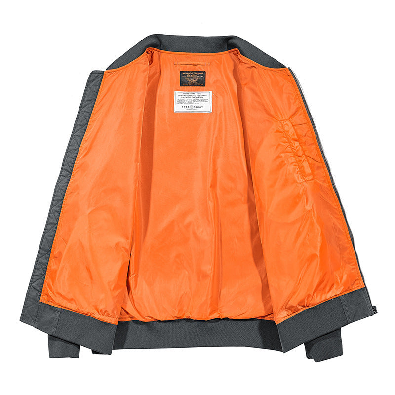 Herrbomberjacka med sidofickor och praktiska ärmfickor Skorter