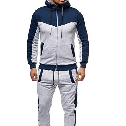 Men's sporty tracksuit with hood and practical pockets Skorter
