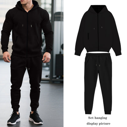 Men's tracksuit with hood and practical pockets Skorter