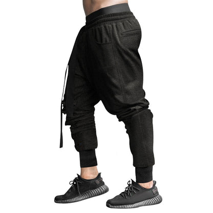 Men's stylish casual pants with elastic waistband and trendy drawstring Skorter