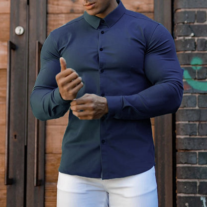 Men's tailored long-sleeve shirt Skorter