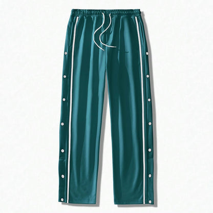 Men's sporty training pants with snap button closure Skorter