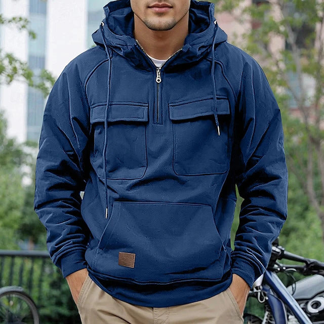 Men's stylish hooded jacket with practical pockets Skorter