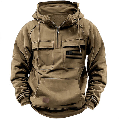 Men's practical hoodies with numerous pockets Skorter