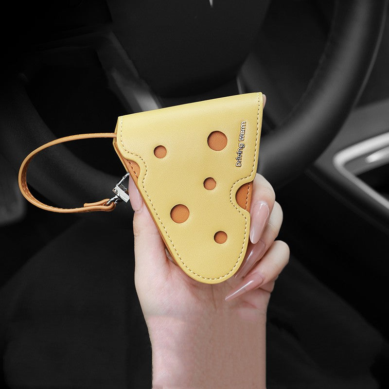 Skorter | Cute Cheese Keychain Pouch