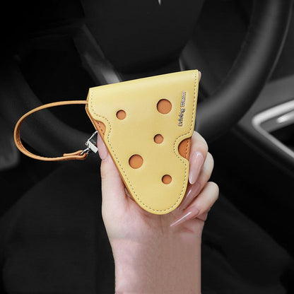 Skorter | Cute Cheese Keychain Pouch