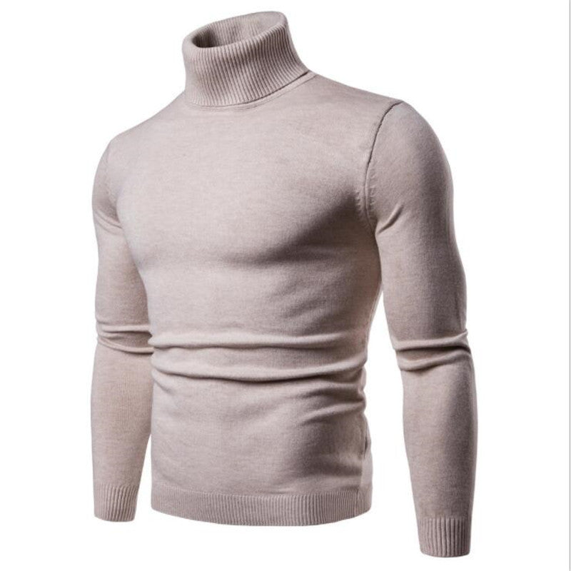 Men's elegant turtleneck sweater made of fine merino wool Skorter