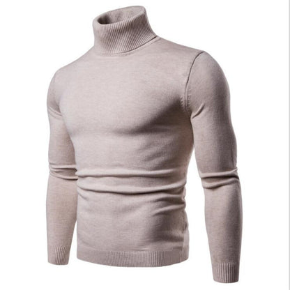 Men's elegant turtleneck sweater made of fine merino wool Skorter