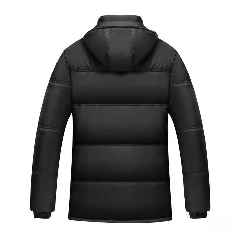 Men's stylish padded jacket with cozy inner lining and adjustable hood collar Skorter