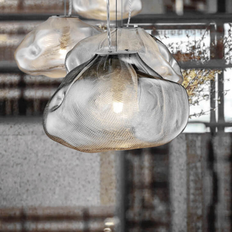 Skorter | CloudNova Glass Pendant Light | Modern Design | Unique Cloud Look | Ambient Lighting