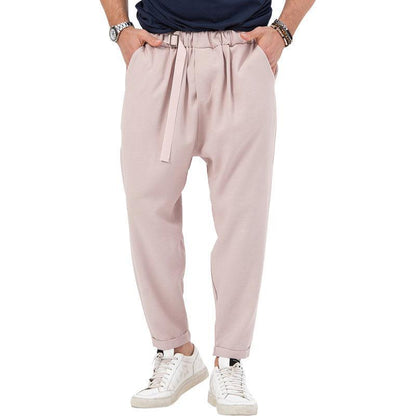 Men's stylish harem pants with elastic waistband and practical side pockets Skorter