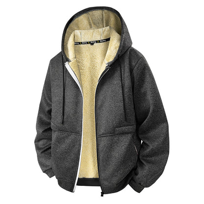 Men's warm fleece jacket with functional cut Skorter