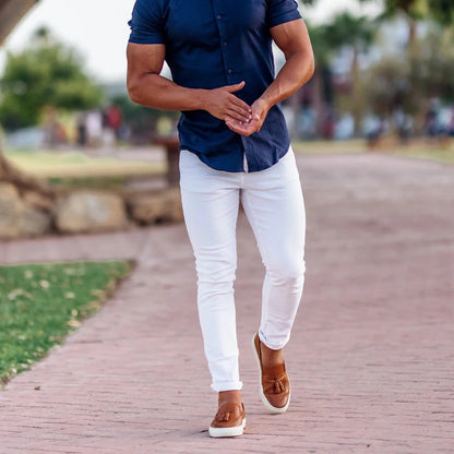 Men's Slim Fit Chinos by Skorter