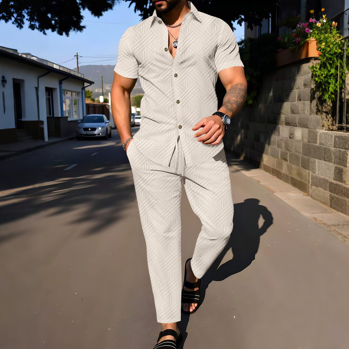 Men's Lifestyle Jumpsuit Skorter