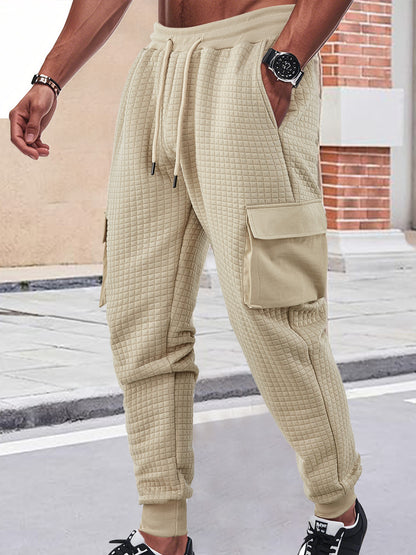 Herr cargo joggingbyxor med andningsbart material och praktiska sidofickor Skorter