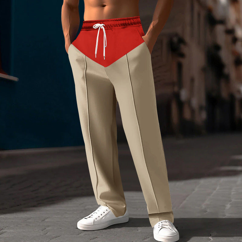 Men's stylish sweatpants with innovative cut and side pockets Skorter
