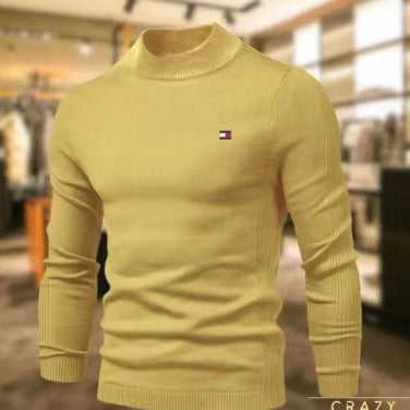 Men's stylish turtleneck sweater made of soft merino wool Skorter