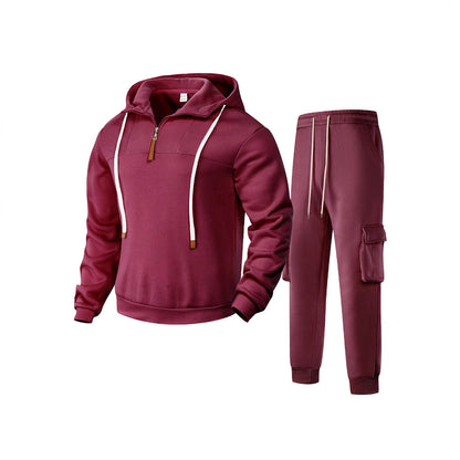 Men's sporty tracksuit with modern zipper and practical pockets Skorter