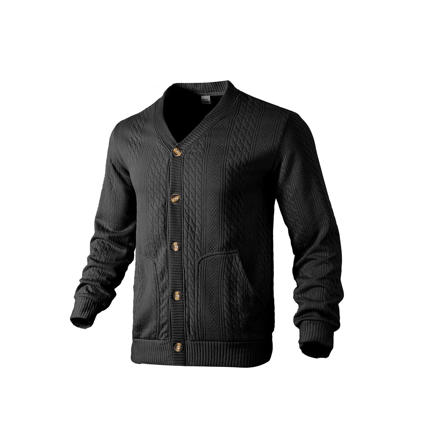 Herrkofta med kreativt kabelmönster Skorter