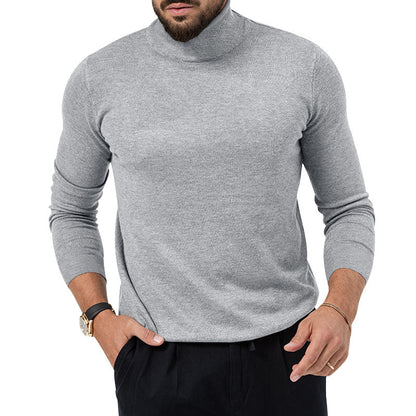 Men's elegant turtleneck sweater made of high-quality merino wool Skorter