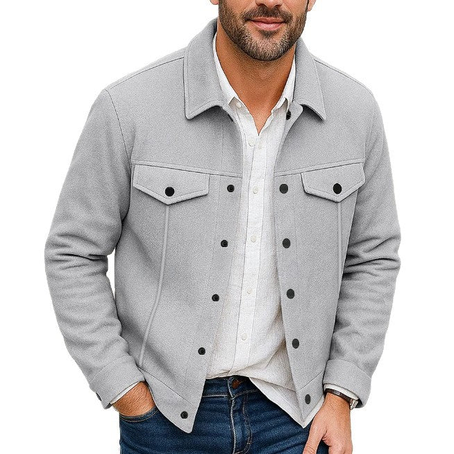 Men's stylish utility jacket with padded pockets Skorter