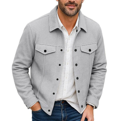 Men's stylish utility jacket with padded pockets Skorter