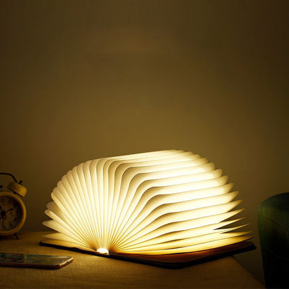 Skorter | 📖 Wooden Book Lamp - For Desk Study Gift Decoration Light