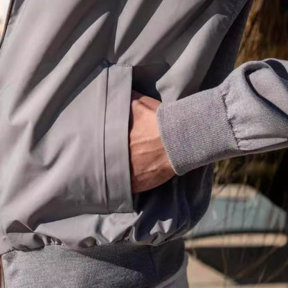 Men's stylish lightweight jacket with stand-up collar and practical pockets Skorter