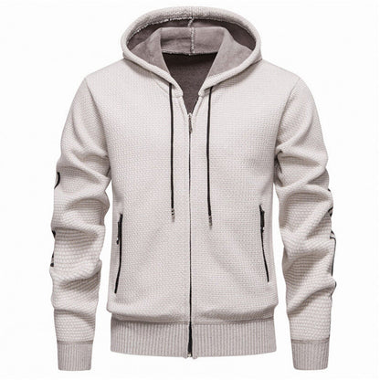Men's sweat jacket with practical zippered pockets and modern design Skorter