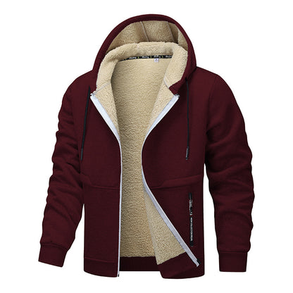 Men's warm fleece jacket with functional cut Skorter