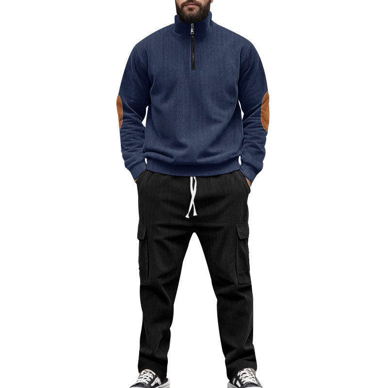 Men's sporty leisure set with zipper and practical pockets Skorter