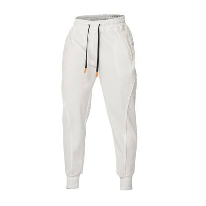 Men's sporty sweatpants with elastic waistband and side zip pockets Skorter