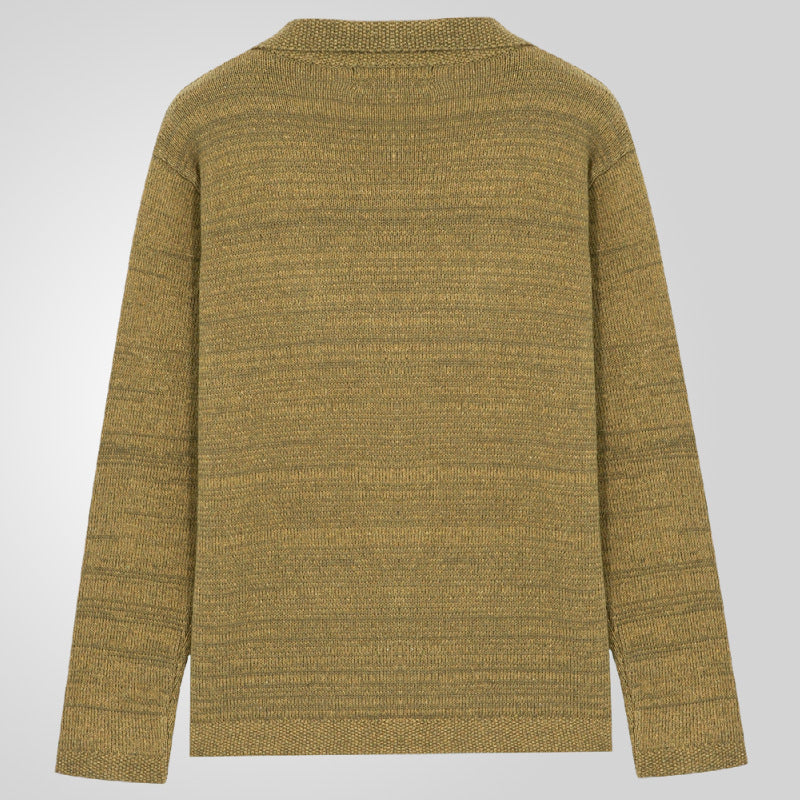 Herrkofta med kabelmönster och praktiska fickor Skorter