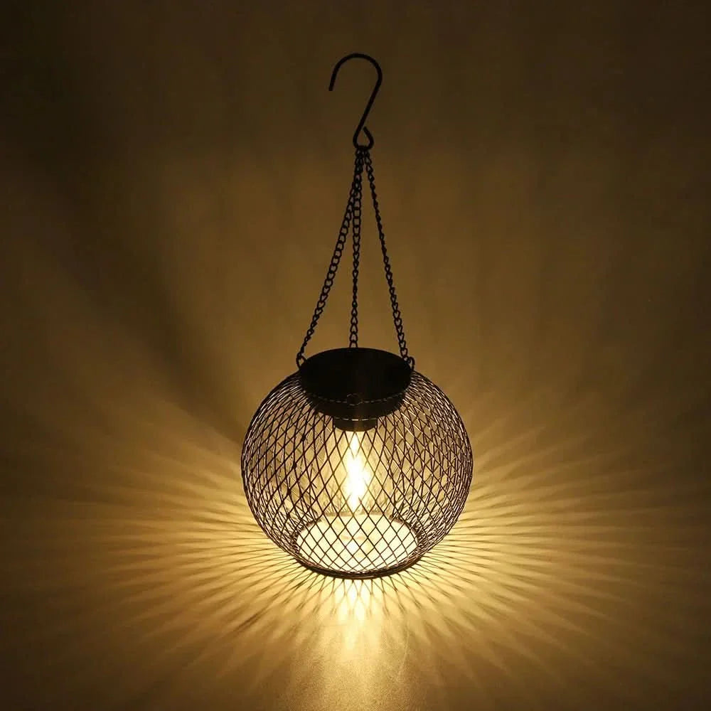 Skorter | Sunny Garden Solar Lantern – Waterproof LED Outdoor Light with Auto Sensor