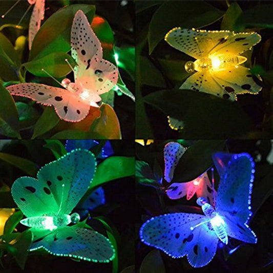 Skorter | Solar Butterfly 12/20 Lights LED Outdoor Waterproof String Lights