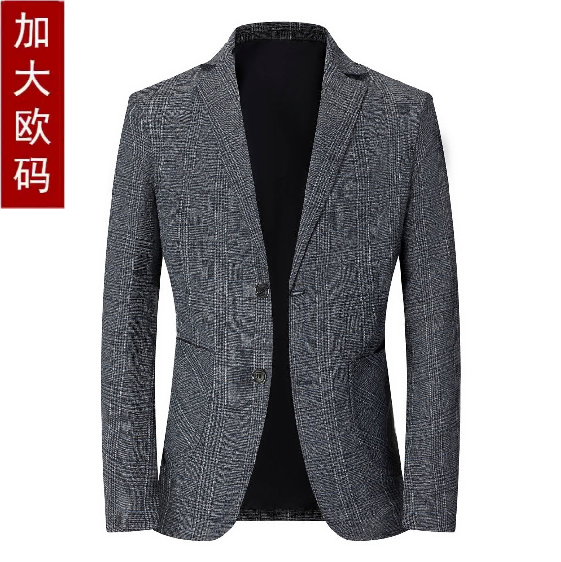 Men's stylish checkered Slim-Fit Blazer Skorter