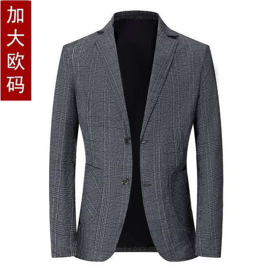 Men's stylish checkered Slim-Fit Blazer Skorter