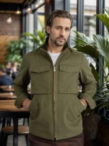 Men's stylish transitional jacket with practical pockets Skorter