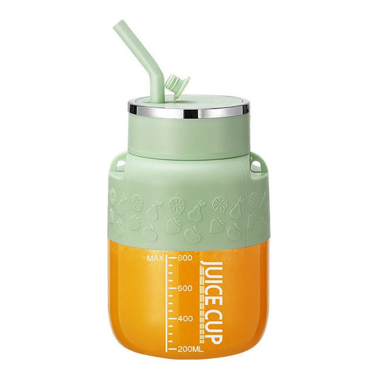 Skorter | 2in1 Bottle Mixer with Straw 800ml - Perfect for On the Go!