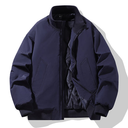 Men's Stylish Quilted Jacket with High Collar Skorter