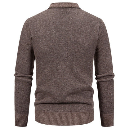 Men's cardigan with stylish check pattern by Skorter