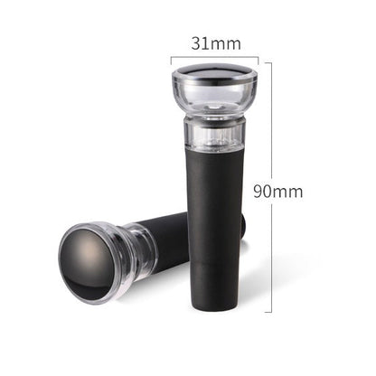 skorter | 2-In-1 Air Pressure Pump Wine Bottle Opener With Foil Cutter