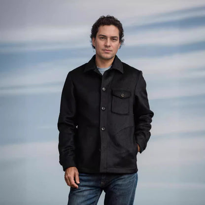 Men's wool jacket with practical pockets Skorter
